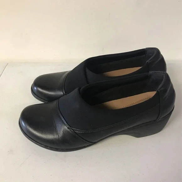 Clarks Women's Size 9 Channing Enna Slip-On Loafer Shoes, Black - FLOOR … - Picture 4 of 8
